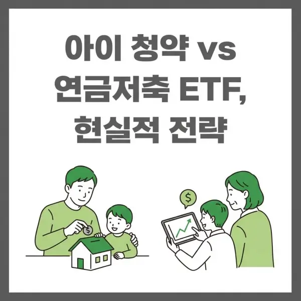 아이 청약통장 언제 만들까? 자녀 연금저축계좌 ETF와 비교한 현실적 시기 추천